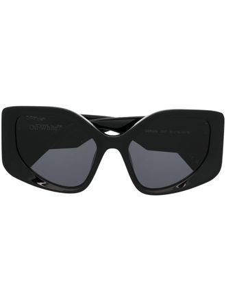 Off-white Denver oversize-frame sunglasses - unisex - Acetate - One Size - Black Dark Grey