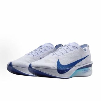 Nike Mens Zoomx Vaporfly Next Shoe In Ghost/blue Void-Persian Violet