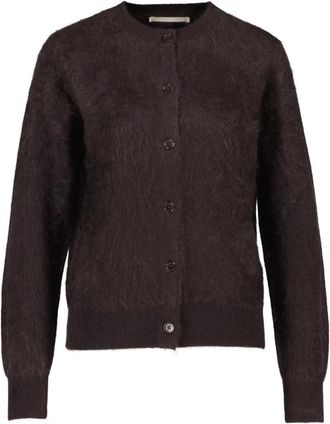 Mercer Amsterdam Cardigans - Dames - Cashmere truien - Bruin - 2XL - Kasjmier - Truien & Vesten