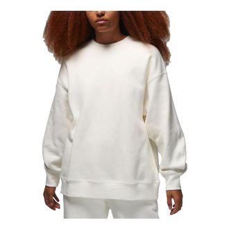 Nike Jordan (WMNS) Air Jordan Flight Fleece Crewneck Sweatshirt White FB5117-133