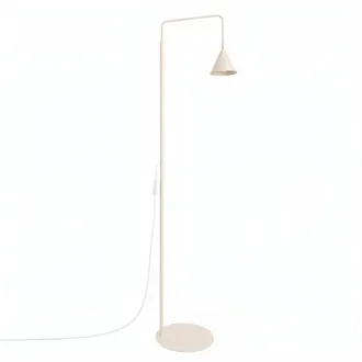 Sollux Lighting L&aacute;mpara de pie beige acero alt. 165 cm