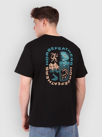 Horsefeathers Instinct Camiseta negro