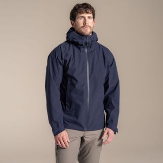 Craghoppers Heren Expert Basecamp Waterdichte Jas (Donker Marineblauw)