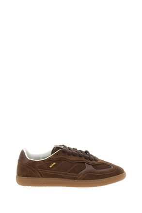 Alohas Chocolate Brown Suede Retro Sneakers