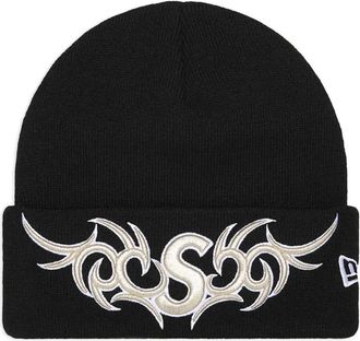 SUPREME x New Era S beanie hat - men - Fabric - One Size - Black