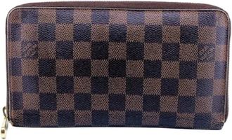 Louis Vuitton Pre-owned Wallets, female, Brown, Size: ONE SIZE Pre-owned Leather Wallet