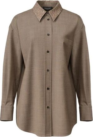 Fabiana Filippi Shirts - Dames - Overhemden - Bruin - XS - Overhemden