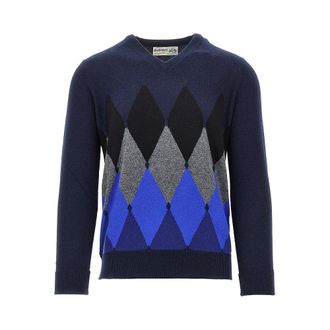Ballantyne Lozenge cashmere sweater Man 46