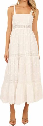 BTB Los Angeles Talia Floral Maxi Dress In White