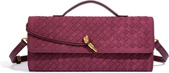 Generic Vintage Frosted Bag for Women, Elegant Convertible Clutch Shoulder Bag for Dinner & Party