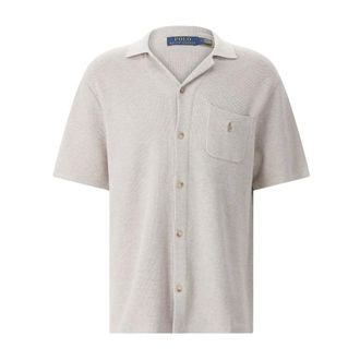 Polo Ralph Lauren Cardigans - Heren - Truien - Beige - Maat: M Katoen