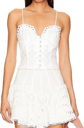 Charo Ruiz Ibiza Keity Top In Ivory Lolita