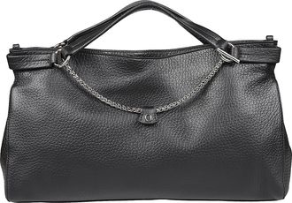 Orciani Virgo Medium Textured Calf Leather Shoulder Bag