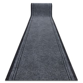 RugsX RugsX Anti-Slip Malaga Runner in Grey | Size: 100 cm x 460 cm