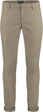 Dondup Gaubert Slim-fit Broek - Heren - Slim Fit Broeken - Beige - W36 - Katoen - Broeken