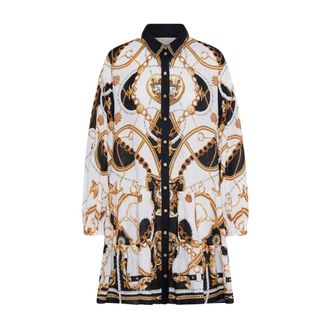 Camilla Sea Charm Patterned Dress - - Dresses - Donna - Nero - S