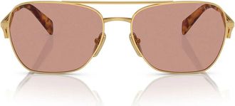 Prada Sunglasses Pra50 S 5 Ak08 M Gold/Purple Women