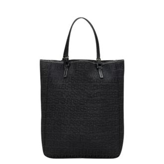 Fendi Pre-owned Tote Bags, female, Black, Size: ONE SIZE Pre-owned Zucchino Tote Bag