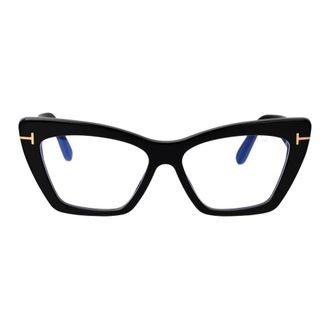 Tom Ford Cat-eye Frame - unisex - Tom Ford - Glasses - Black - 56 MM - Accessories