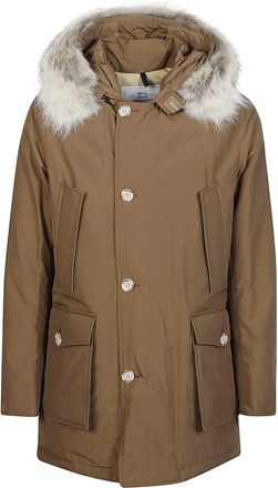 Woolrich Parkas - Heren - Parka Jassen - Bruin - S - Jassen