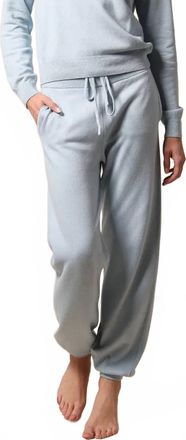 Minnie Rose Supima Cotton Cashmere Jogger Pants In Heaven