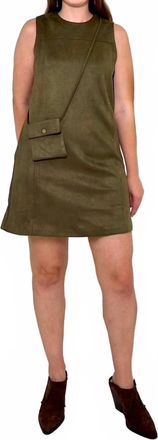 THML Clothing Nina Shift Dress In Vine