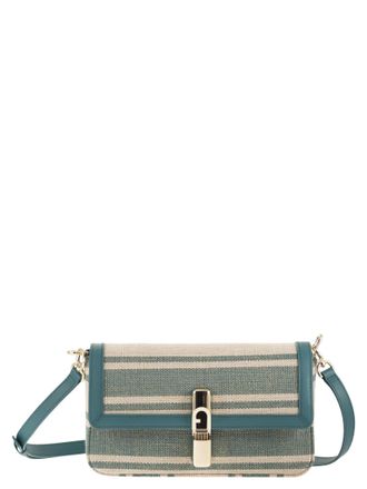 Furla Iride tas van leer en stof S