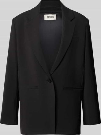Drykorn Relaxed Fit Blazer mit Paspeltaschen Modell MOWTIE in BLACK, Gr&ouml;&szlig;e 34