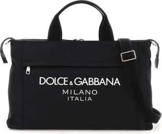 Dolce & Gabbana Dolce & Gabbana Nylon Duffle Bag With Logo