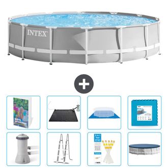 Intex Piscina Prism Frame Redonda - 427x107 Cm - 9-piezas S621