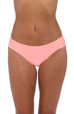 Sunshine 79 Solids Shirred Side Bikini Bottoms in Blossom at Nordstrom Rack, Size 10