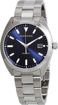 Movado Heritage Blue Dial Stainless Steel Mens Watch 3650056