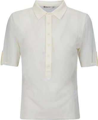 Paloma Wool Sile Top - Dames - Polos - Wit - S - Katoen - Tops