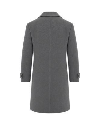 L.B.M. 1911 Double-Breasted Virgin Wool Coat - Gray