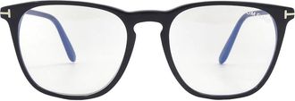 Tom Ford Blue Light Block Square Mens Eyeglasses FT5937-B 001 52