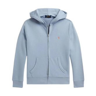 Polo Ralph Lauren Zip-up Sweatshirt - male - Polo Ralph Lauren - Kids Sweatshirts - Blue - 18 M - Kids