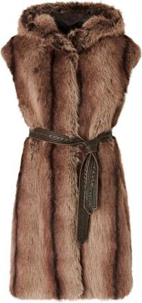 Pinko Pinko, Jassen, Dames, Beige, XS, Nylon, Zijde & Nylon Gilet