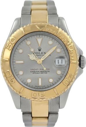 Rolex Pre-owned Rolex Yacht-Master Automatic Chronometer Grey Dial Mens Watch 168623 GYSO