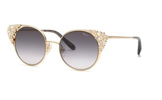 Chopard Smoke Gradient Cat Eye Ladies Sunglasses SCHL06S 0300 53