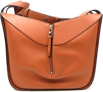 Loewe Pre-owned Leren Crossbodytas - Dames - Vintage Schoudertas - Bruin - ONE Size - Leer - Vintage
