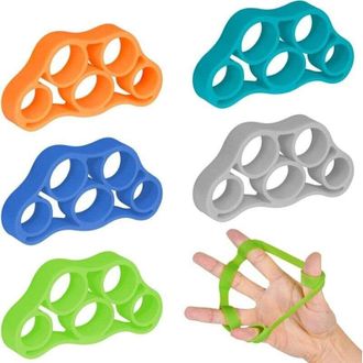 Elle Entrenador De Dedos, Amplificador De Fuerza De Mano, Estirador De Dedos, Mejora De La Fuerza De La Mano, Entrenador De Dedos, Entrenamiento Muscular D