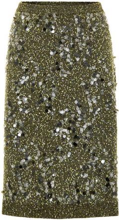 Gucci Green Viscose Mini Womens Skirt