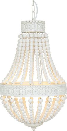 Steinhauer Steinhauer - Mexlite - L&aacute;mpara Colgante - Ella - Blanco - Madera Metal - &Oslash;