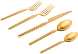 Godinger Podium Matte 18/10 Stainless Steel 20Pc Flatware Set