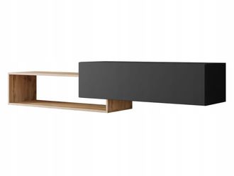 Mirjan24 Mueble De Tv Universal Uni 210, De Pie, Colgante, Roble Negro, Wotan