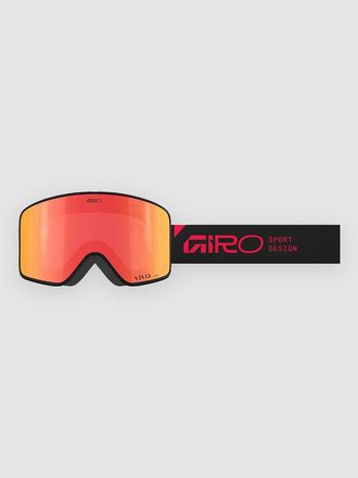 Giro Method II Stacked Black/Red Goggle schwarz