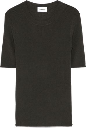 Parosh Leila geripptes Wolloberteil