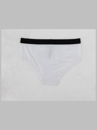 Maison Margiela Cotton Stretch-Knit Slip - White