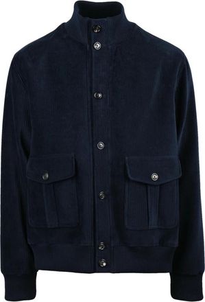 Circolo 1901 Pilot Jacket - Heren - Zomerjassen - Blauw - 3XL - Katoen - Jassen