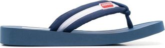 Kenzo Zomerse slippers - Heren - Slippers - Blauw - 44 EU - Nylon - Schoenen